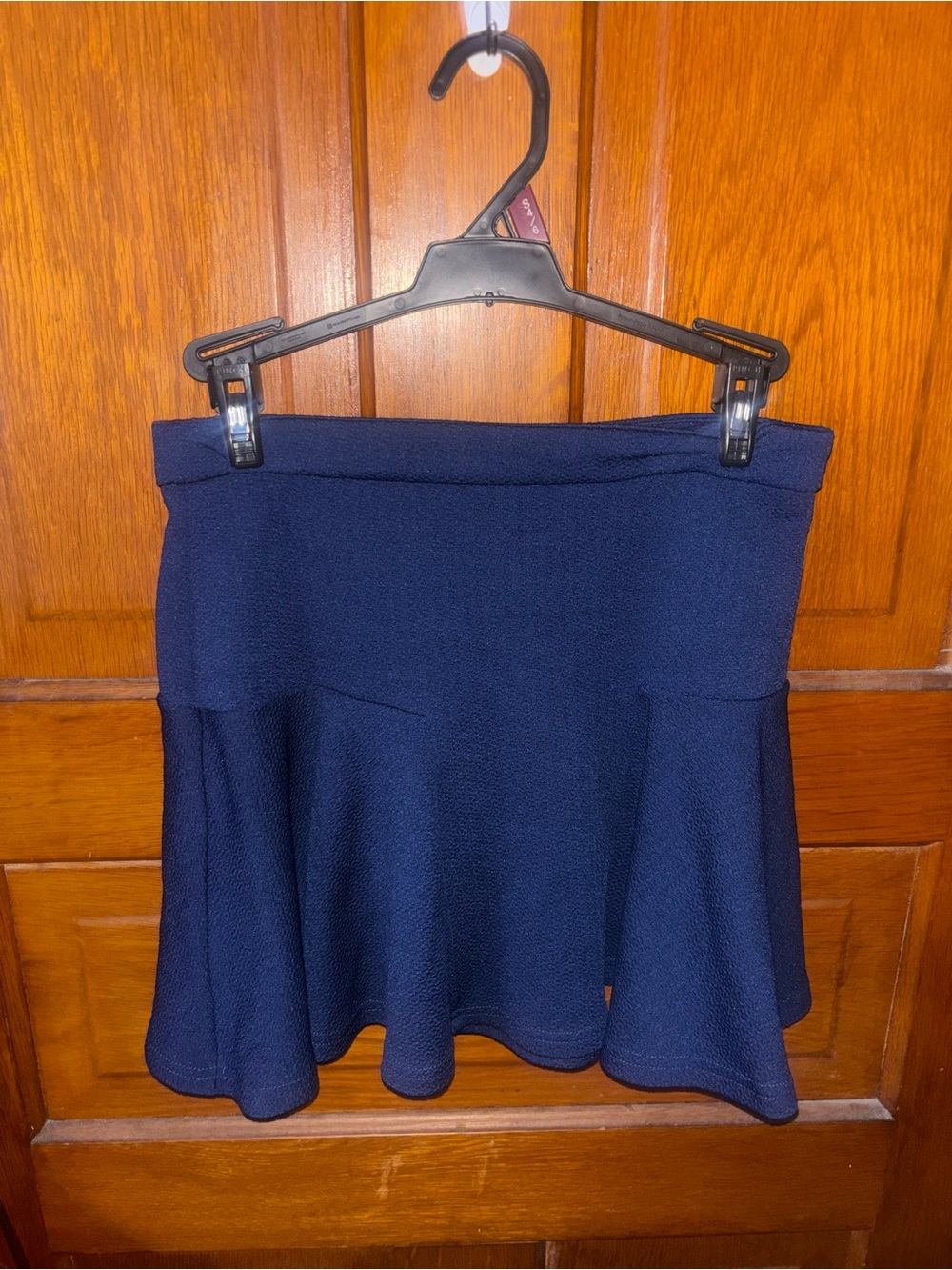 Navy Flared Women's Skirt - Classic A-Line Style